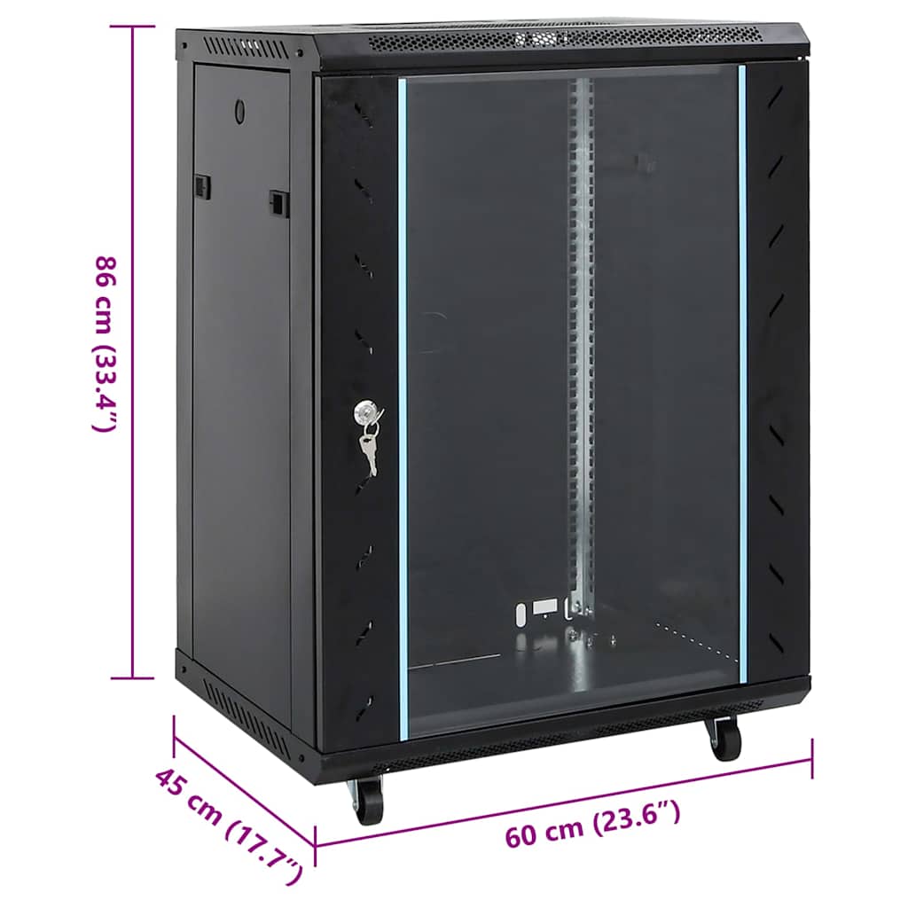 15U Netzwerkschrank 19" Ip20