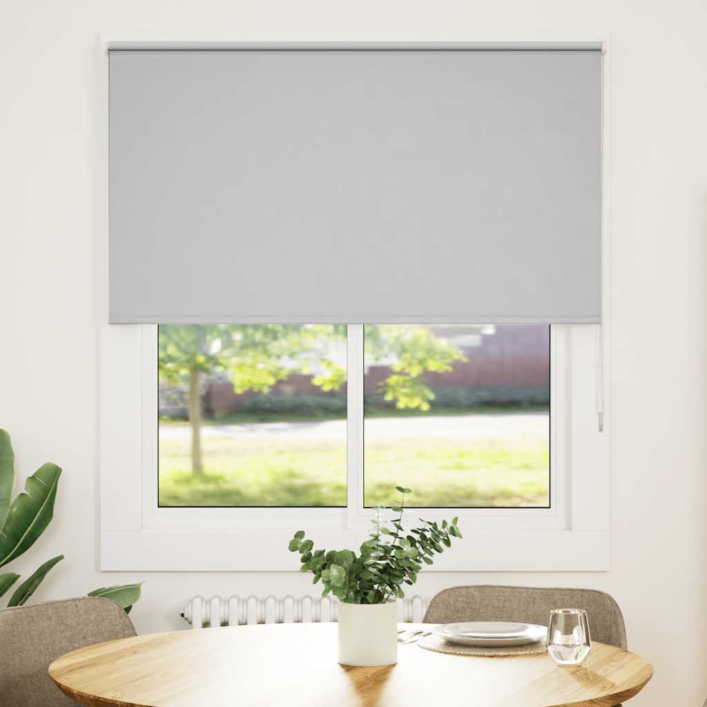 Verdunkelungsrollo 135X130Cm Stoffbreite 131,6Cm Hellgrau