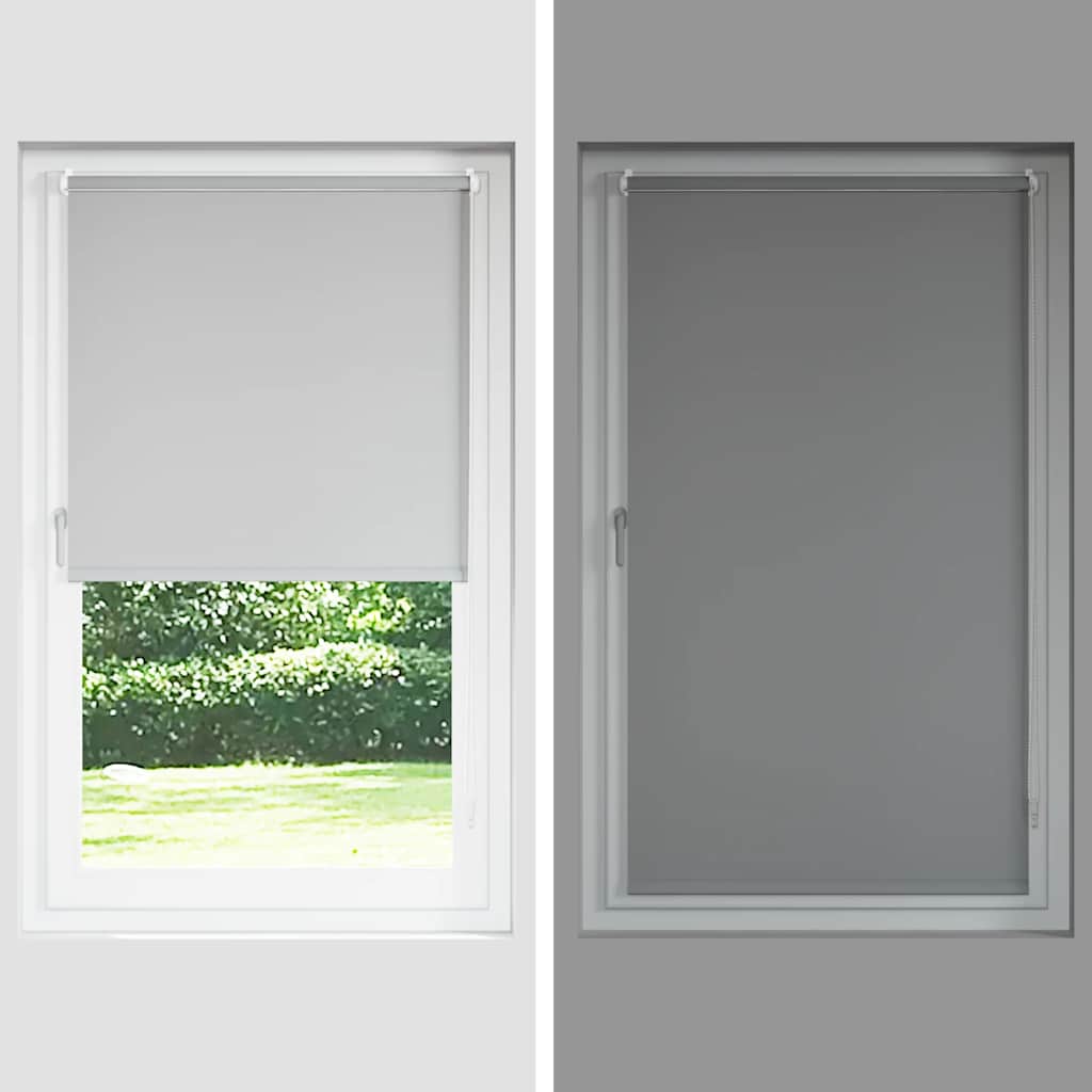 Verdunkelungsrollo 165X150Cm Stoffbreite 161,6Cm Hellgrau