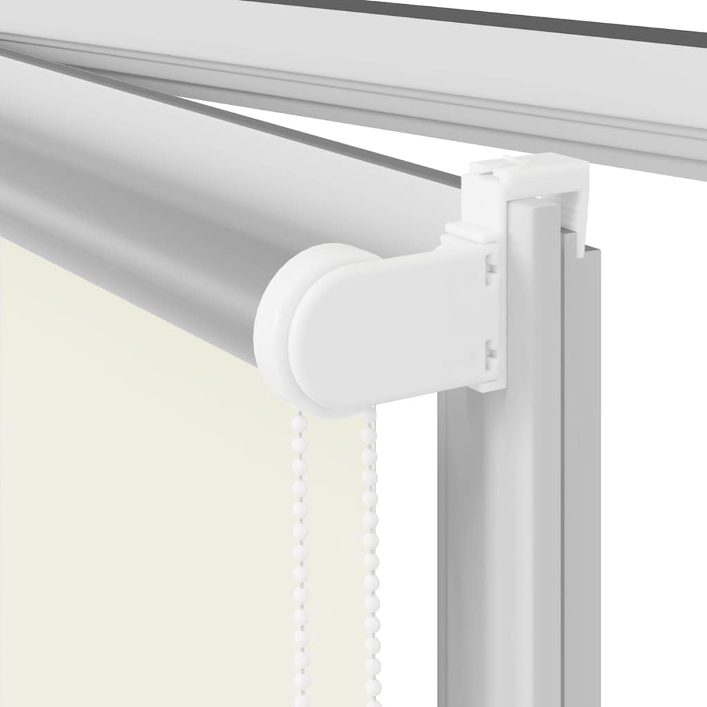Verdunkelungsrollo Cremeweiß 140X150Cm Stoffbreite 136,6Cm Gebrochen Weiß