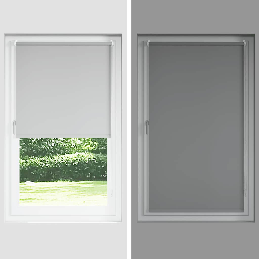 Verdunkelungsrollo Cremeweiß 115X175Cm Stoffbreite 110,7Cm Gebrochen Weiß