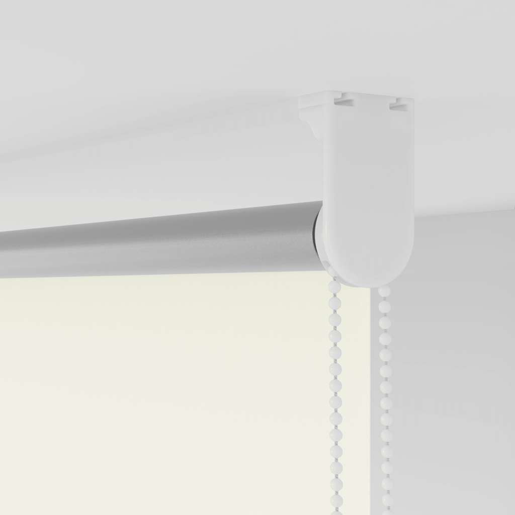 Verdunkelungsrollo Cremeweiß 155X210Cm Stoffbreite 151,6Cm Gebrochen Weiß