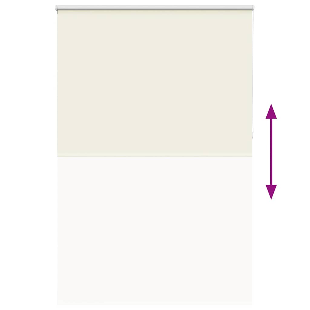 Verdunkelungsrollo Cremeweiß 155X210Cm Stoffbreite 151,6Cm Gebrochen Weiß