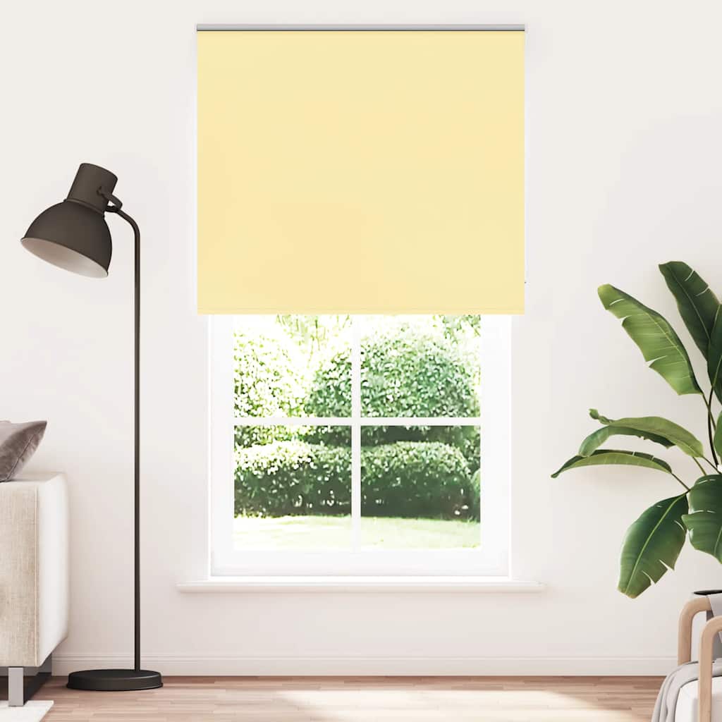 Verdunkelungsrollo 140X230Cm Stoffbreite 136,6Cm Polyester Gelb
