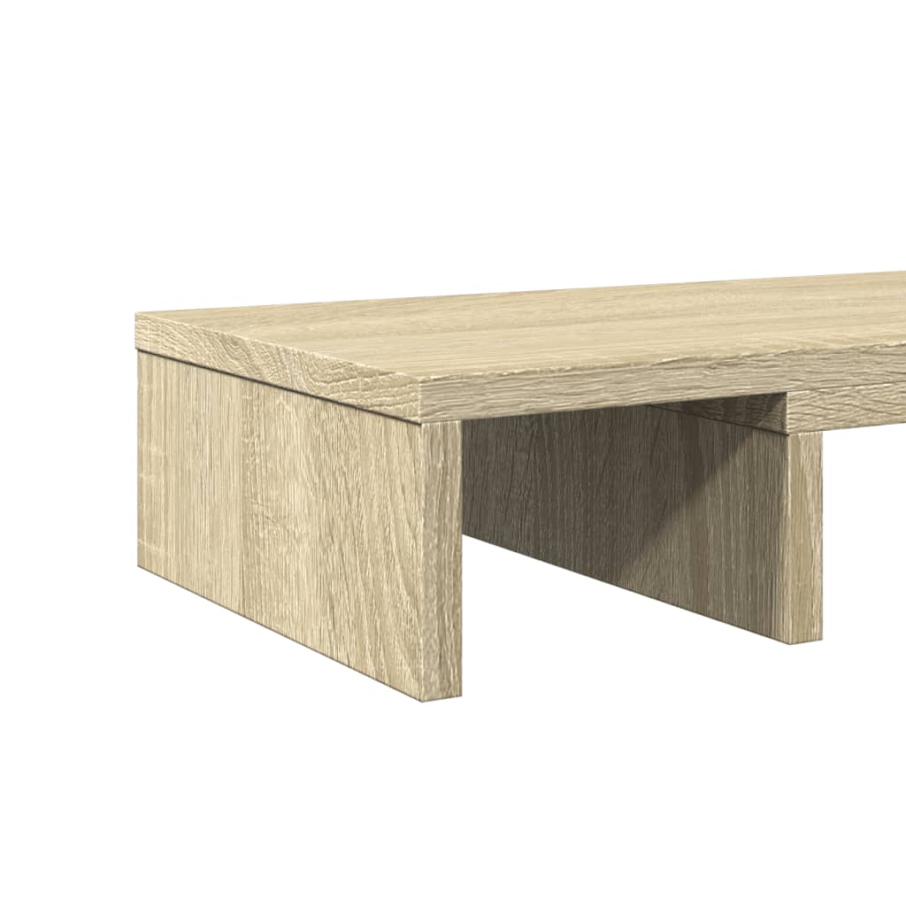 Monitorständer Verstellbar Sonoma-Eiche 80X24X10,5 Cm