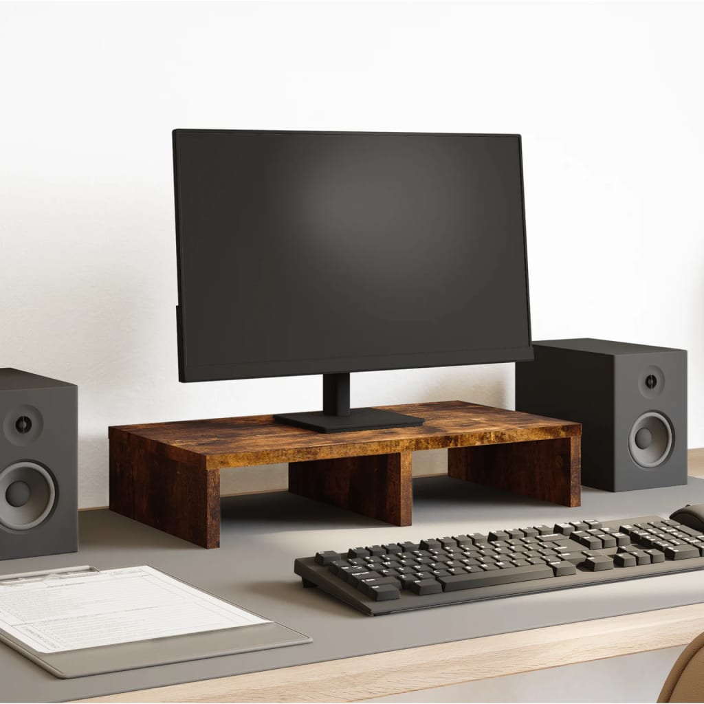 Monitorständer Eichen-Optik Holzwerkstoff