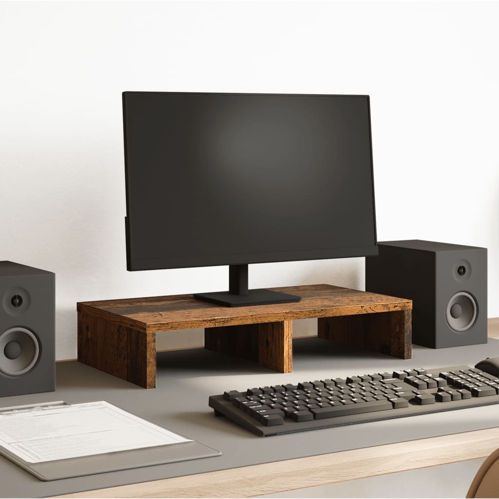 Monitorständer Eichen-Optik Holzwerkstoff