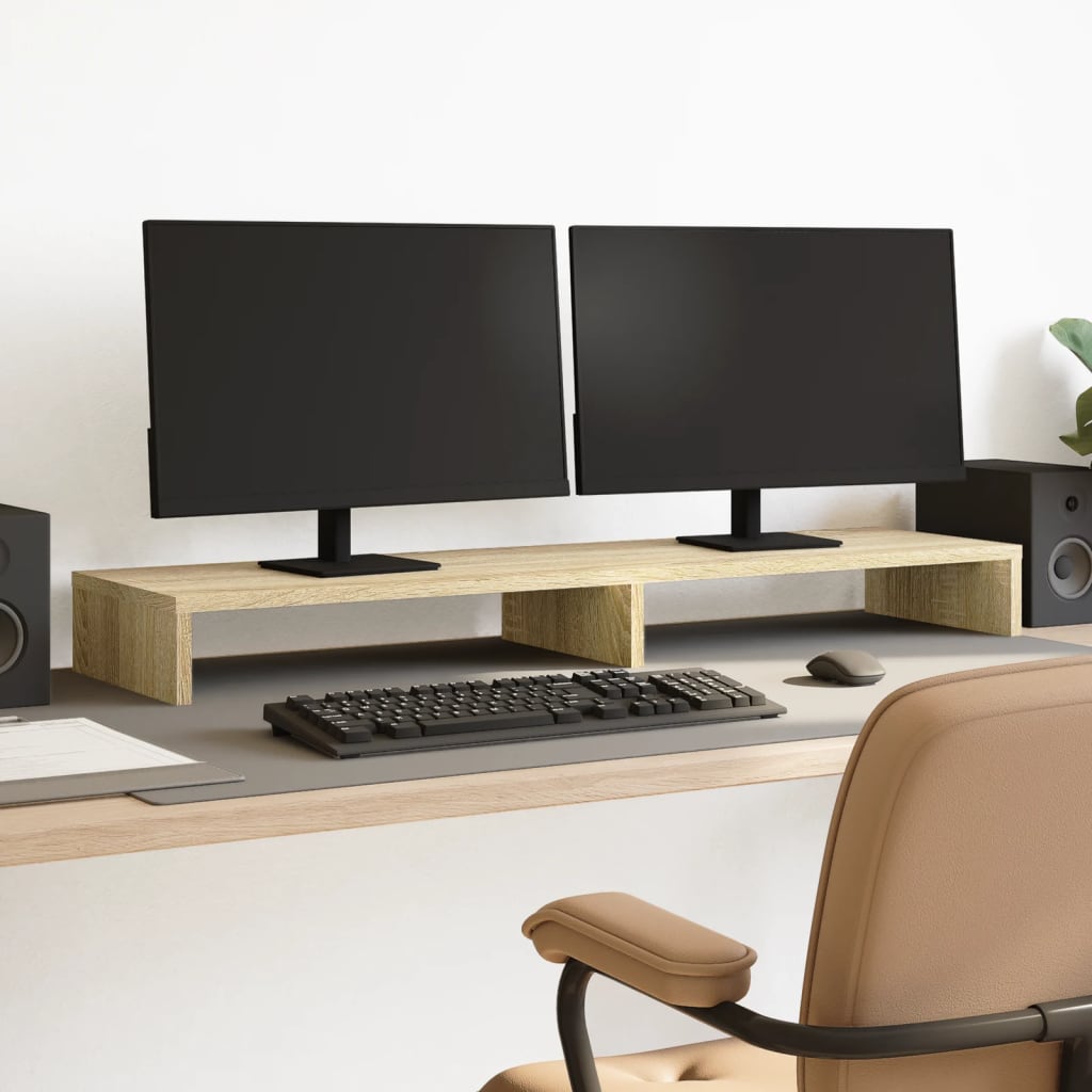 Monitorständer Eichen-Optik Holzwerkstoff
