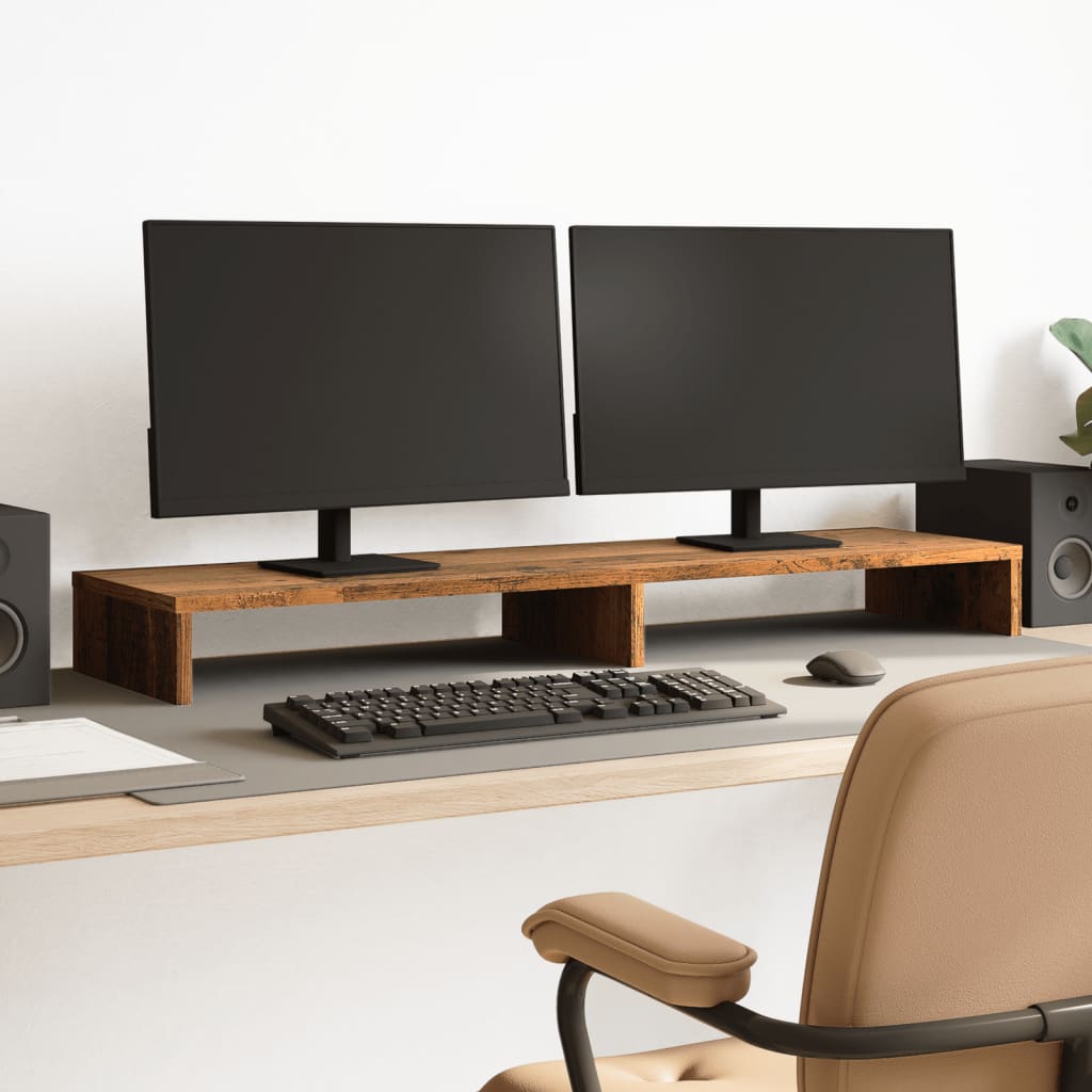 Monitorständer Eichen-Optik Holzwerkstoff