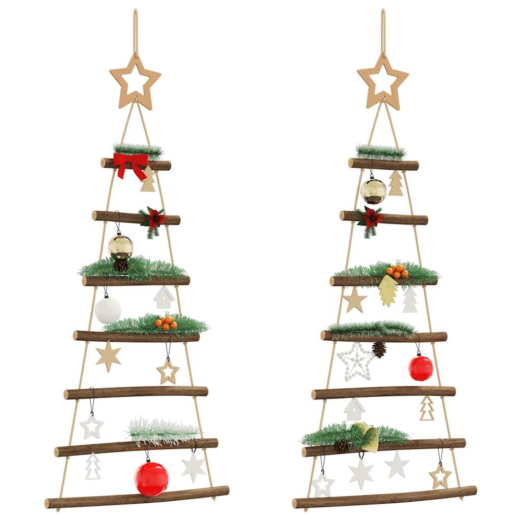 Weihnachtsbäume Mit Spitzensternen Aufhängen 2 Stk.