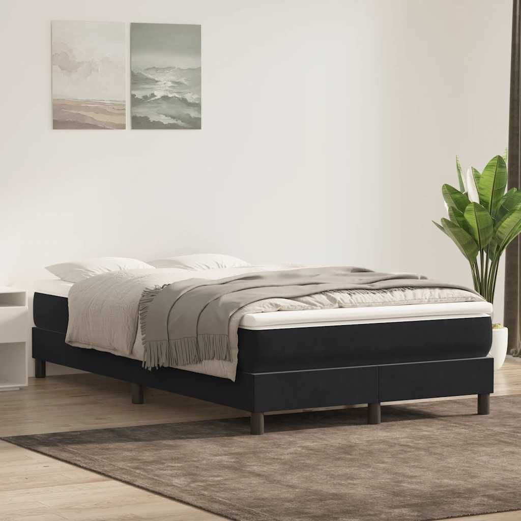 Boxspringbett Mit Matratze Samt Schwarz