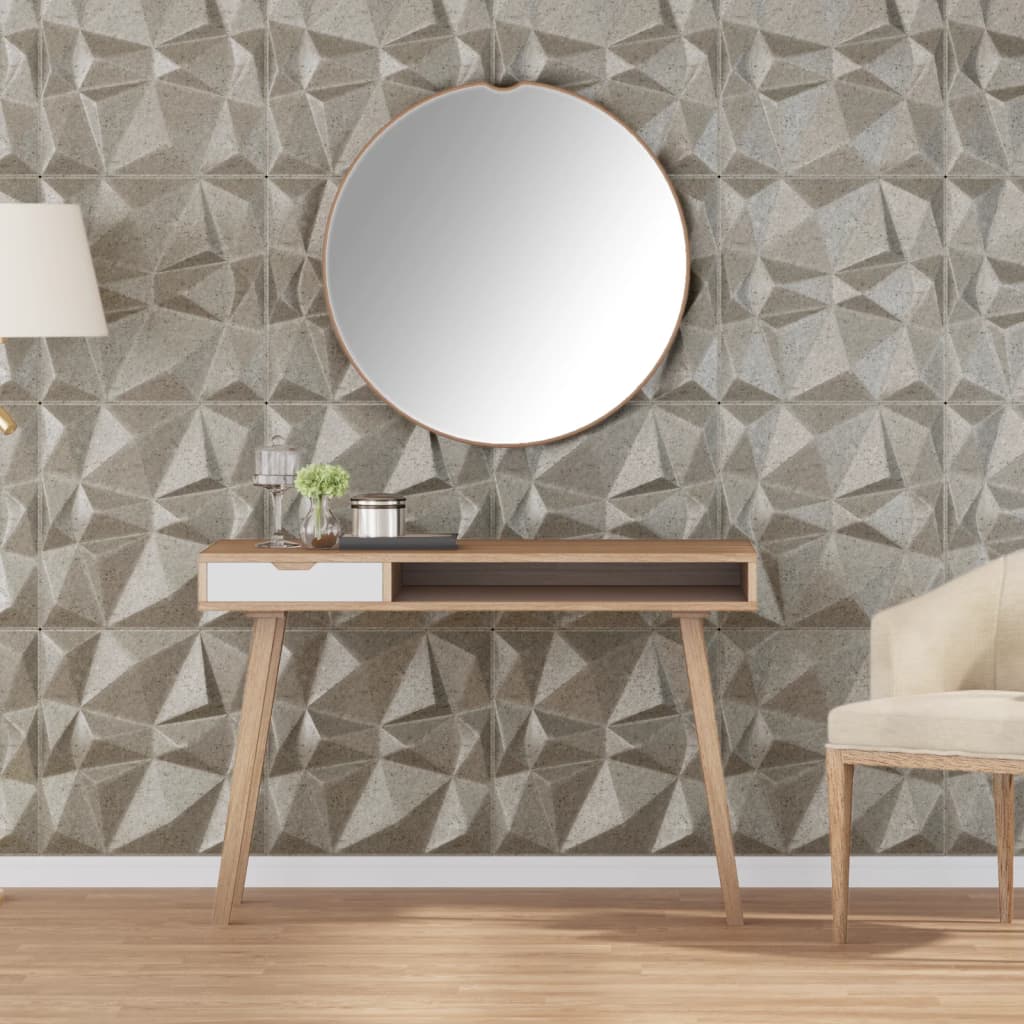 3D-Wandpaneele 48 Stk. 50X50 Cm 12 M²