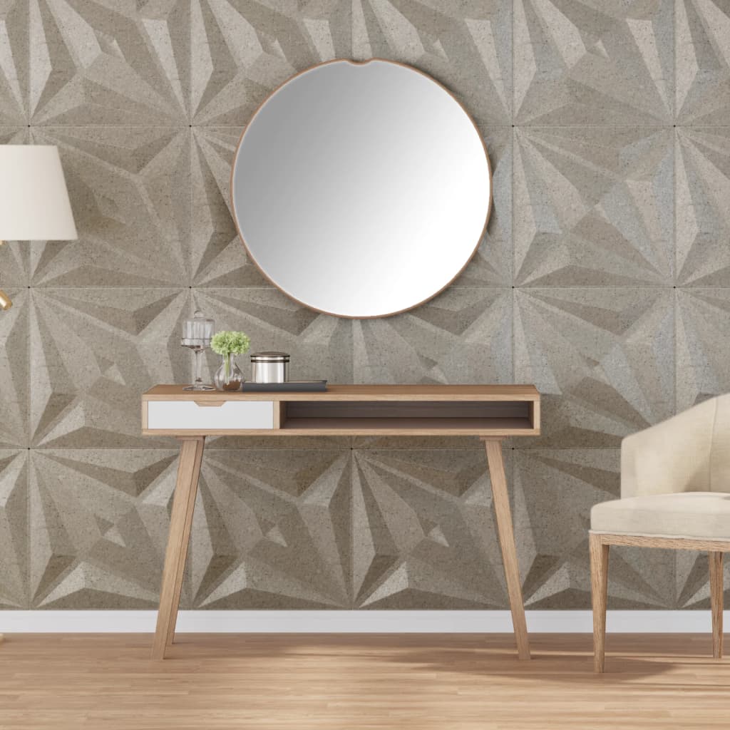 3D-Wandpaneele 48 Stk. 50X50 Cm 12 M²
