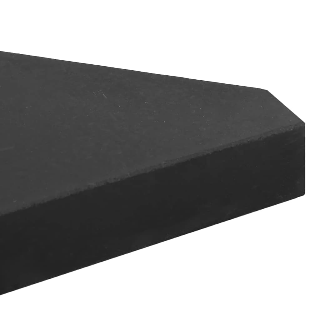 Schirm-Gewichtsplatten 4 Stk. Granit Dreieckig 14 Kg