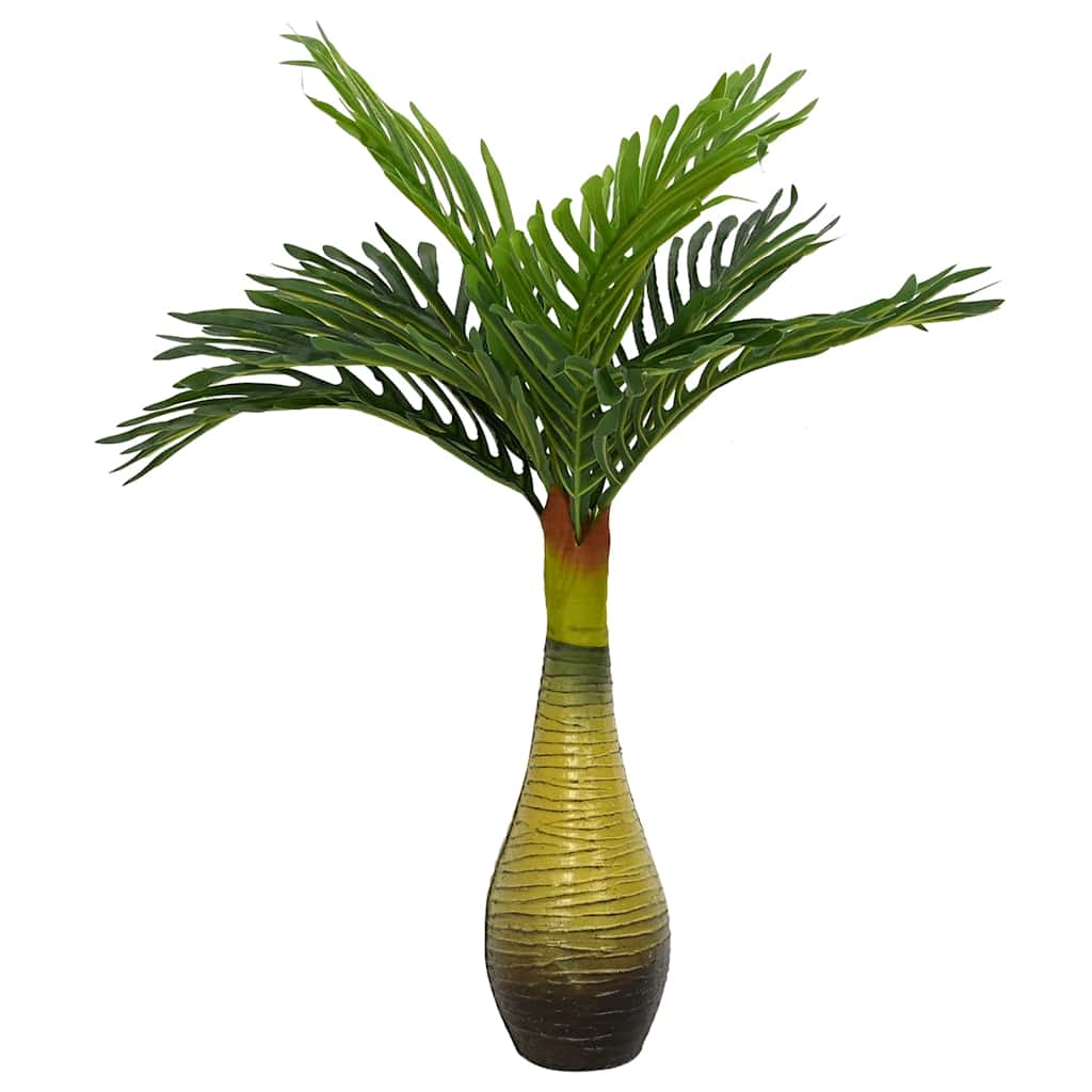 Palme Künstlich 9 Blätter Grün