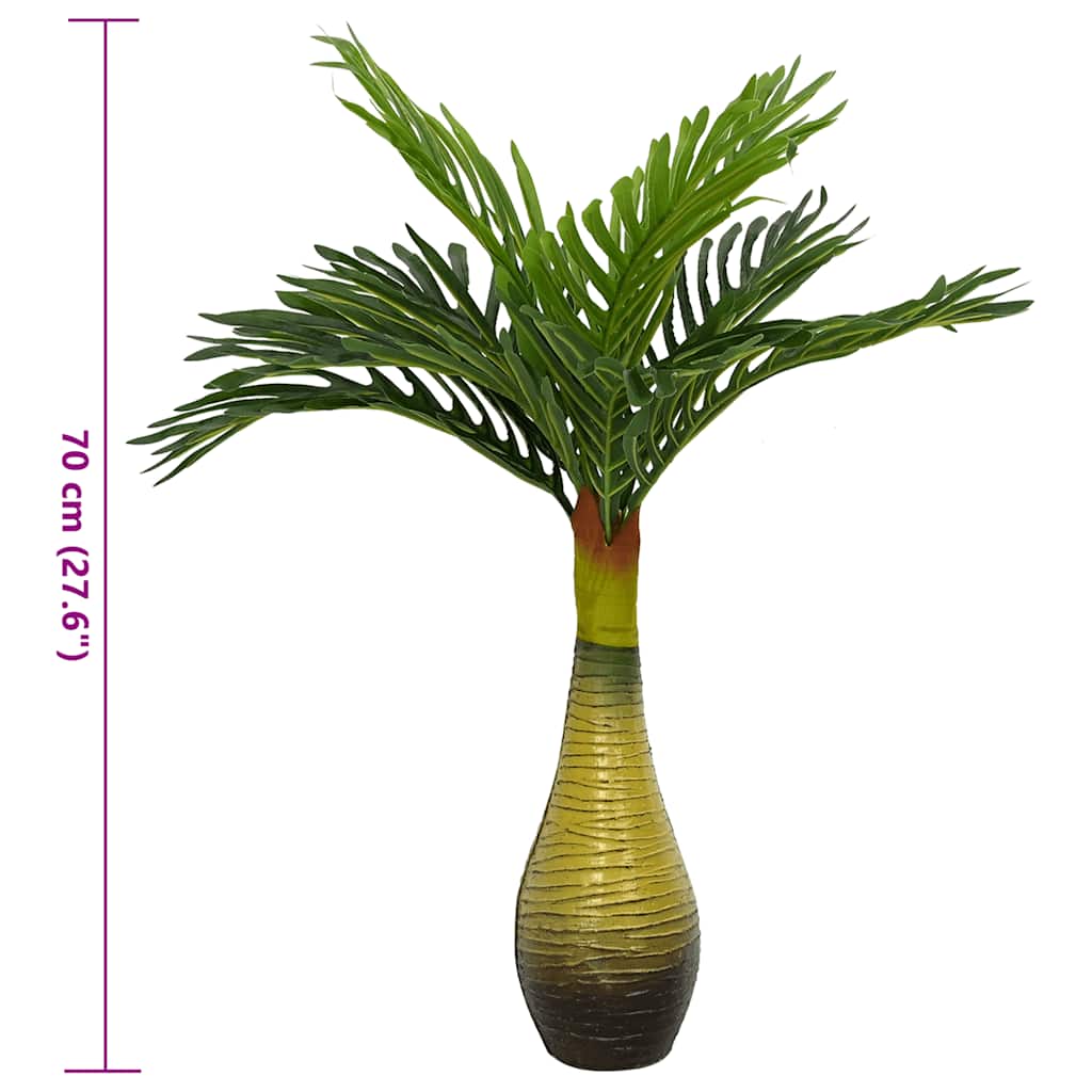 Palme Künstlich 9 Blätter Grün