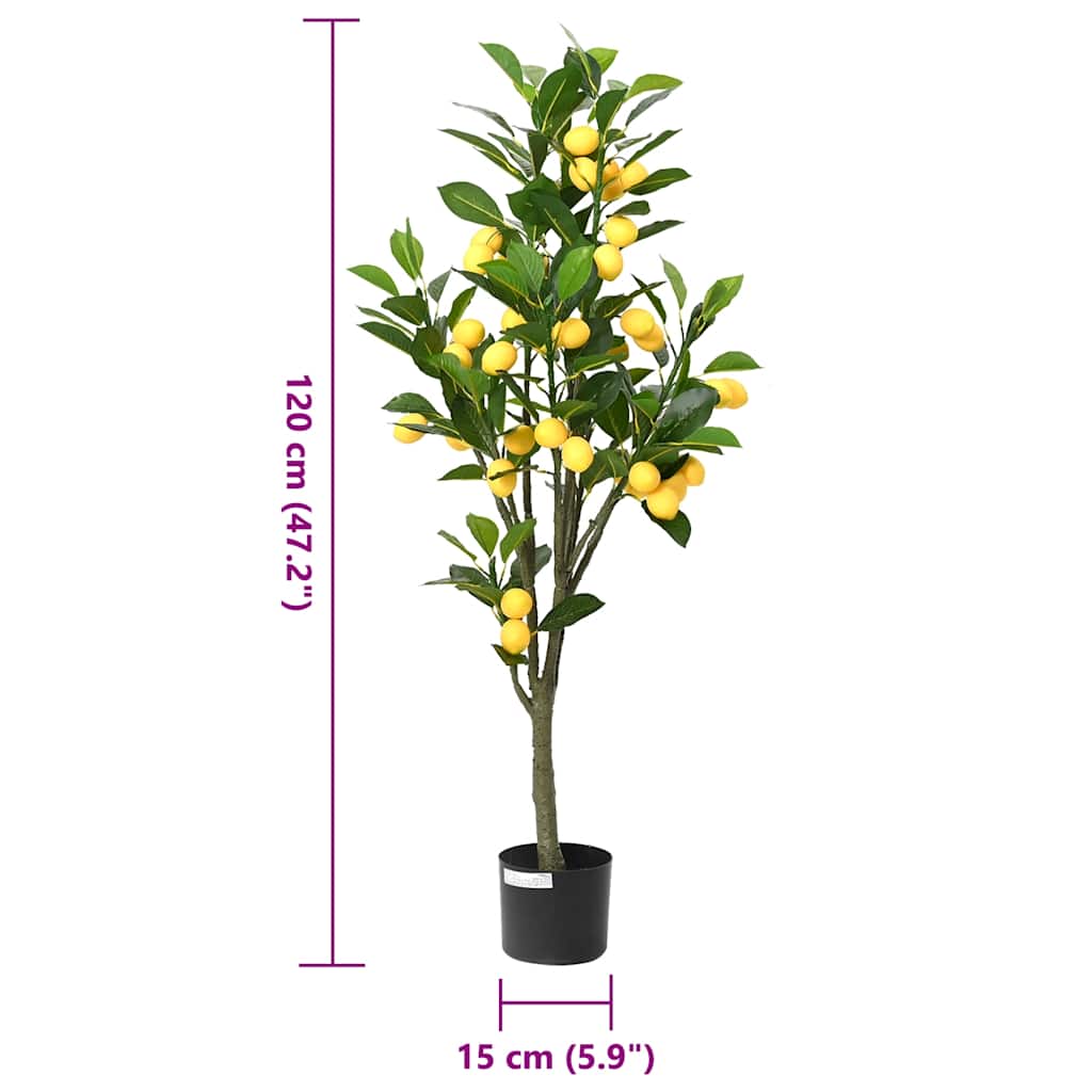 Zitronenbaum Künstlich 136 Blätter Grün