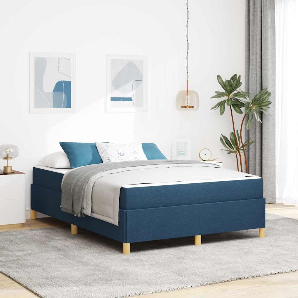 Boxspringbett Und Braun Und Weiß Stoff