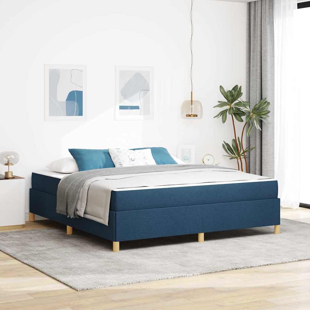 Boxspringbett Und Braun Und Weiß Stoff