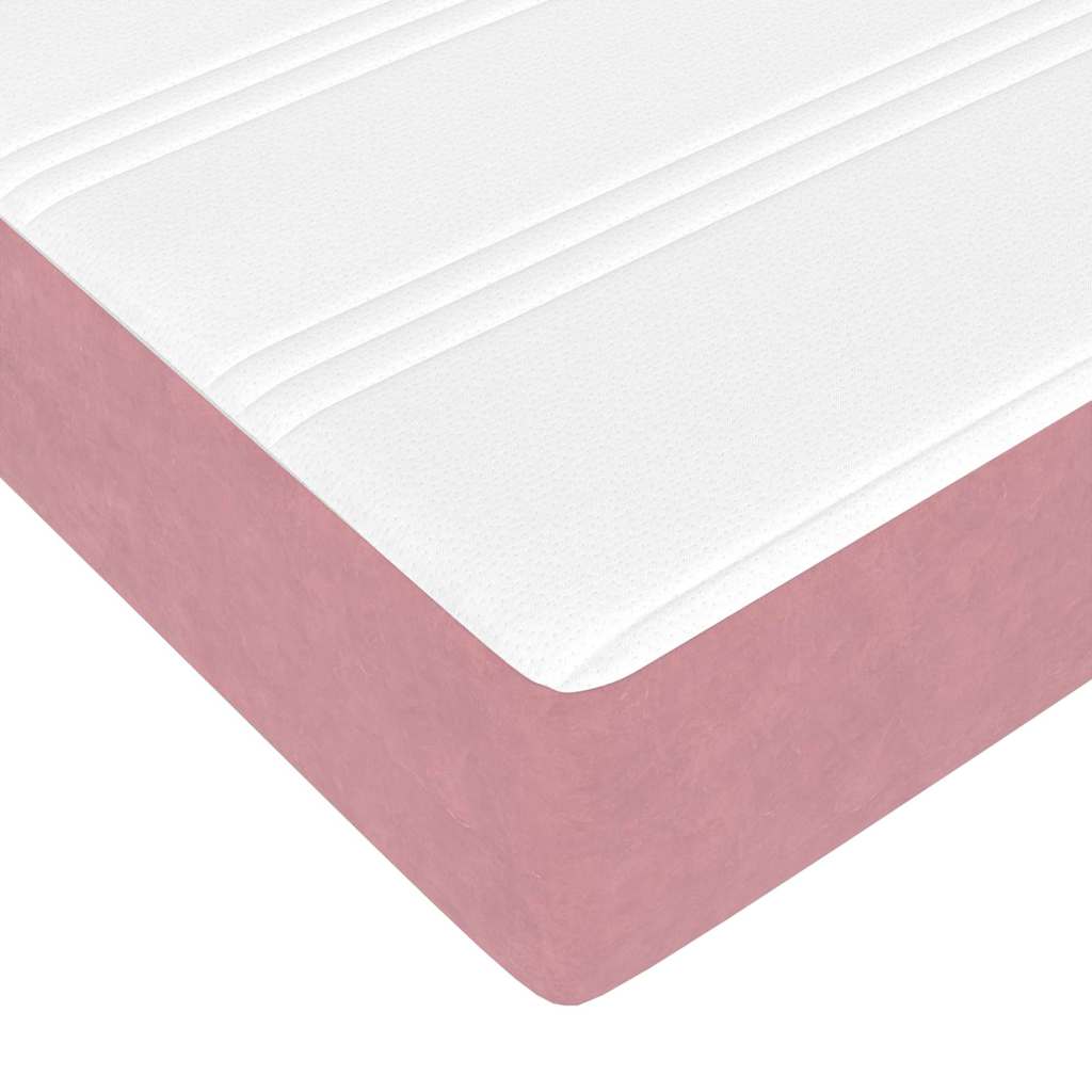 Boxspringbett Mit Matratze Mit Matratze Samt Rosa
