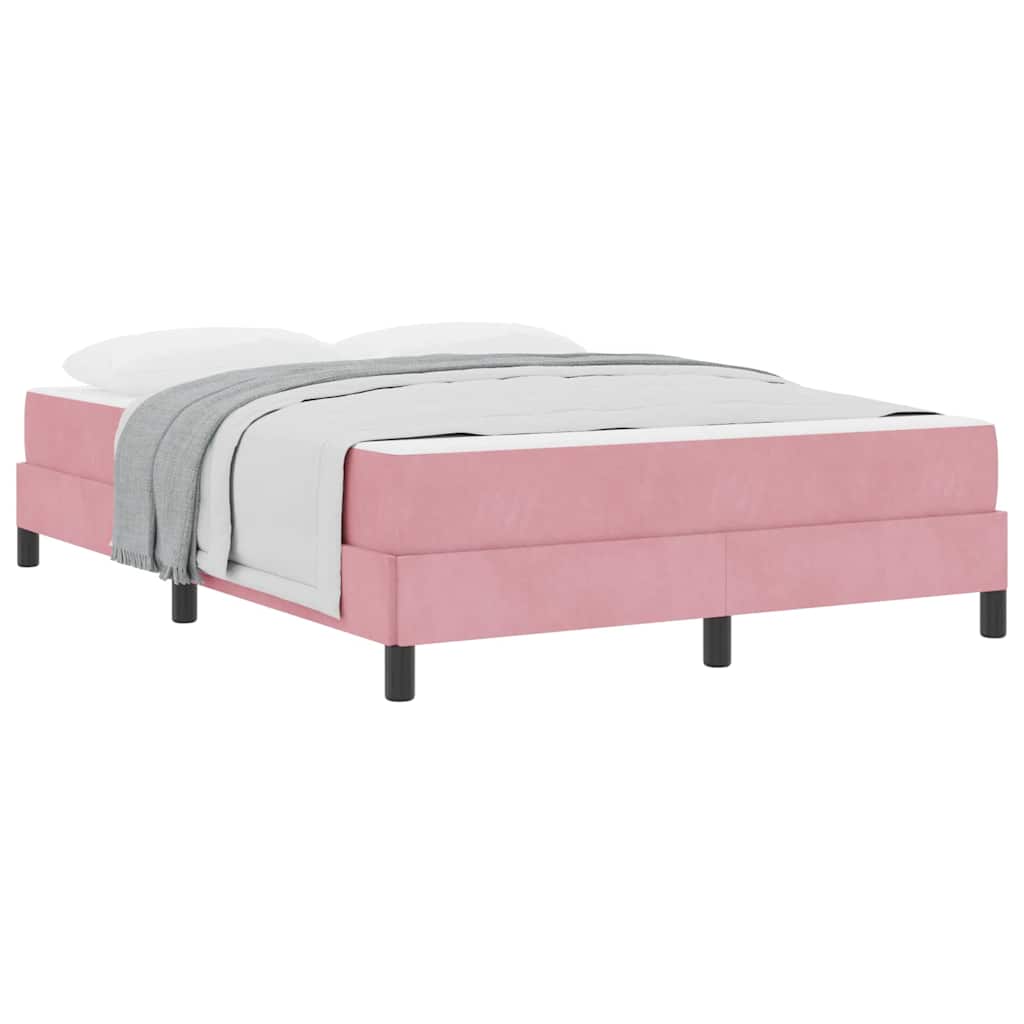 Boxspringbett Mit Matratze Mit Matratze Samt Rosa