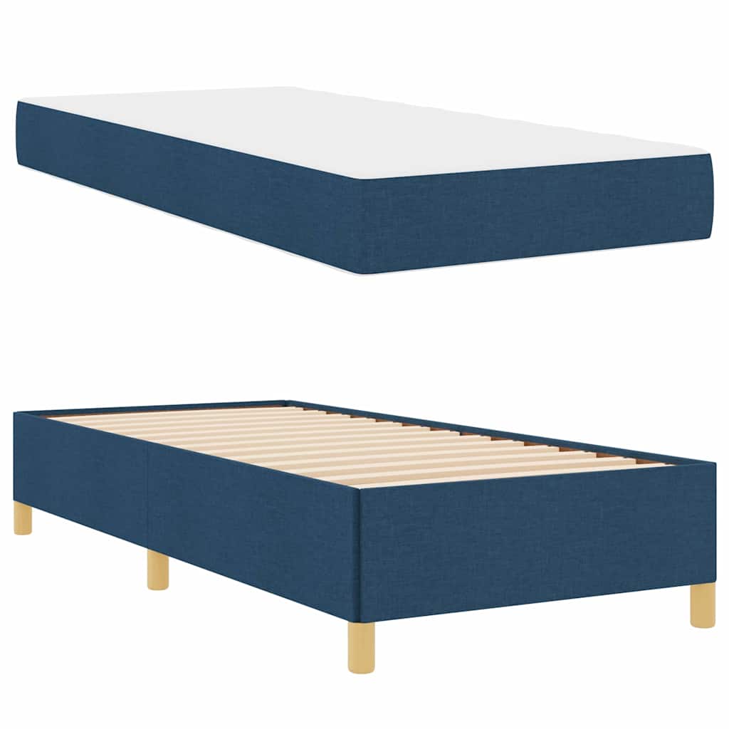 Boxspringbett Und Braun Und Weiß Stoff