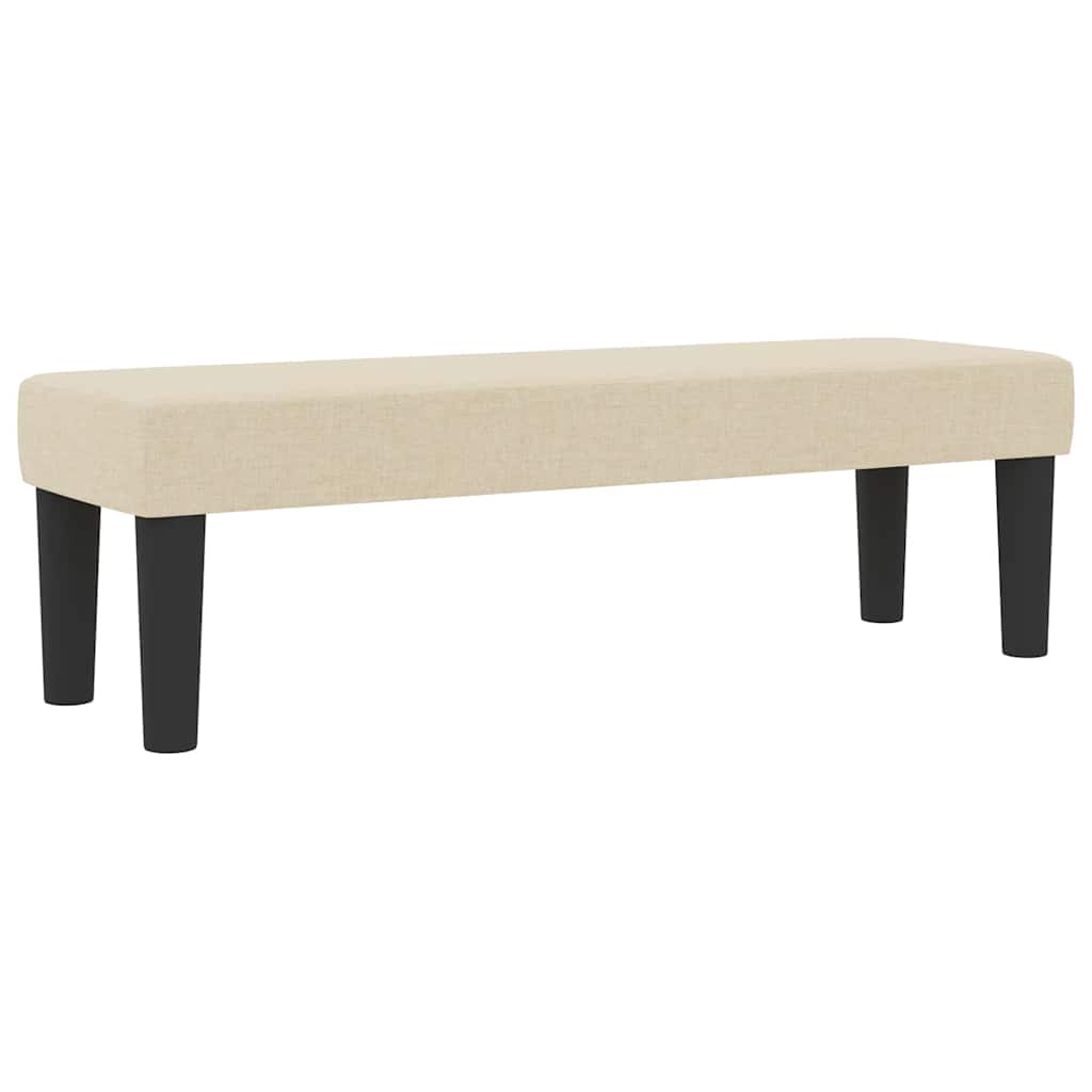 Boxspringbett Mit Matratze Creme 120 X 190 Cm Stoff Taupe