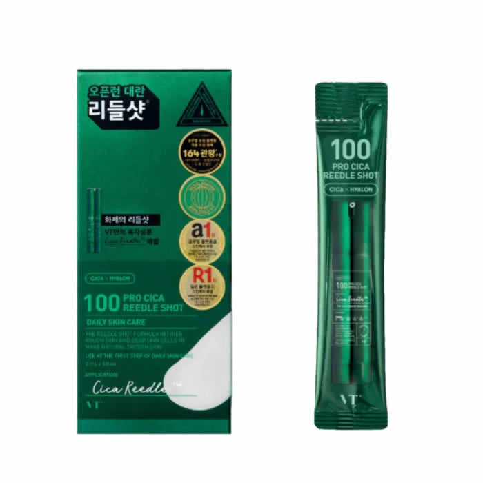 VT COSMETICS VT COSMETICS Pro Cica Reedle Shot 100 10 x 2 ml Ampullenpflege Make-up