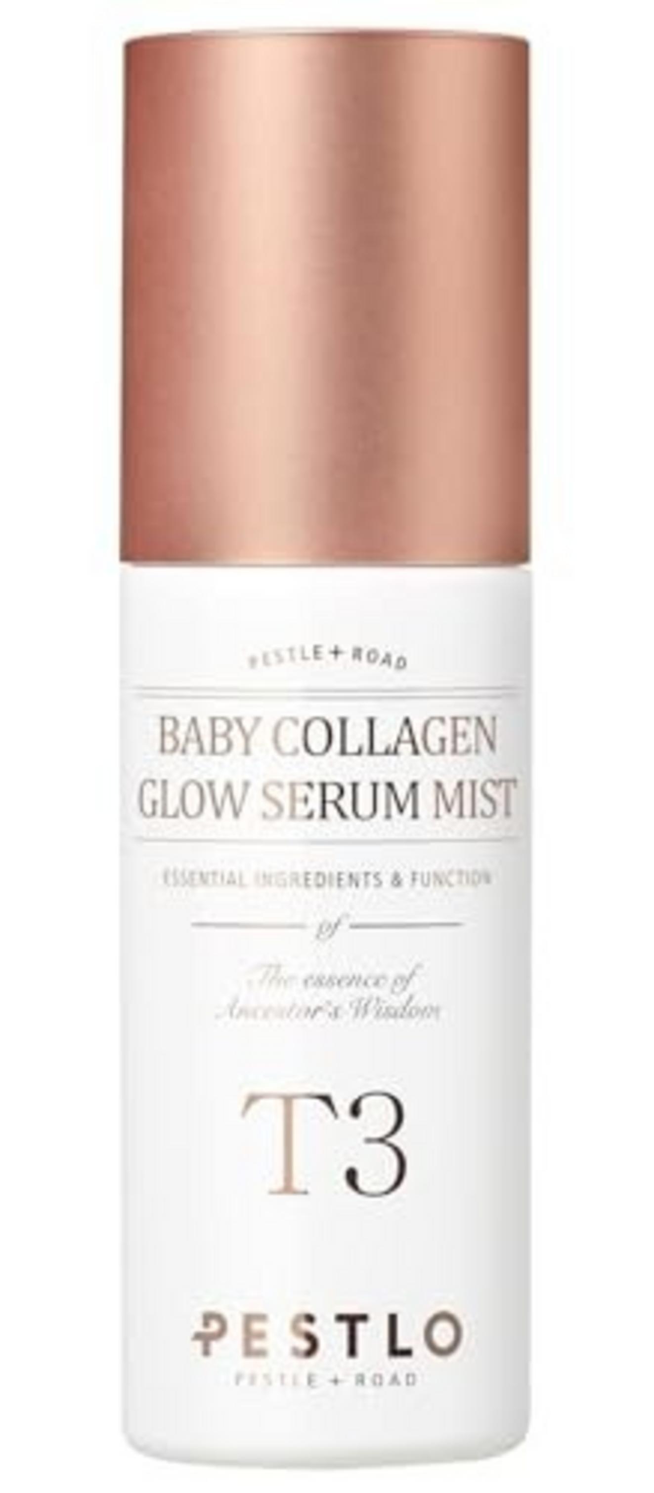 Pestelo Pestelo, T3 Baby Collagen Glow Serum Mist, Hydratation, Vor und nach dem Make-up, Spray, Für das Gesicht, 50 ml Regul