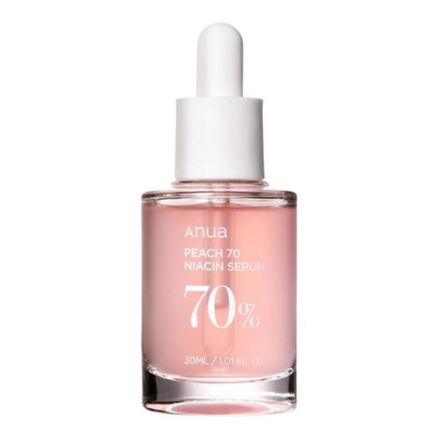 Anua Anua, Peach 70, Niacinamid, Glanz, Nach der Reinigung, Serum, Für das Gesicht, 30 ml Regular