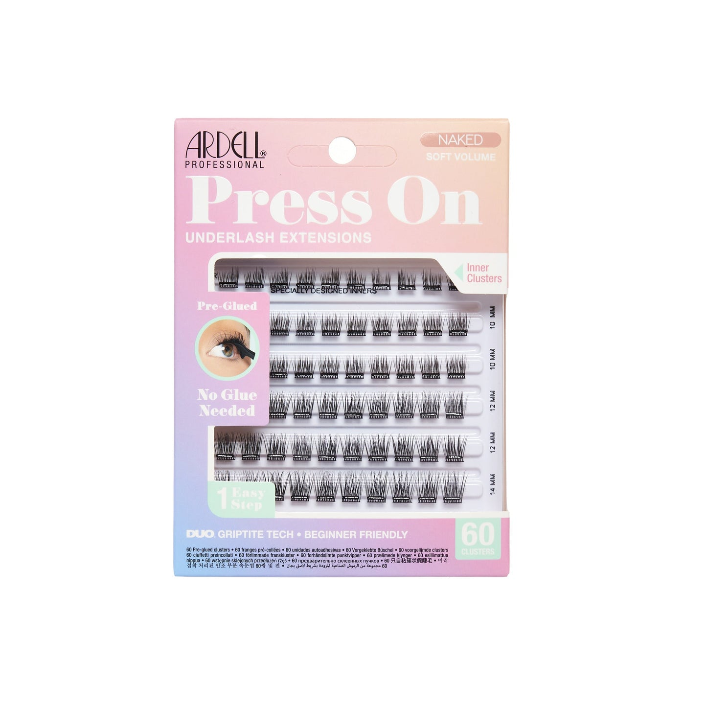 ARDELL ARDELL Press On Pre-Glued Underlash Extensions Naked Soft Volume 60 Stück Kosmetik