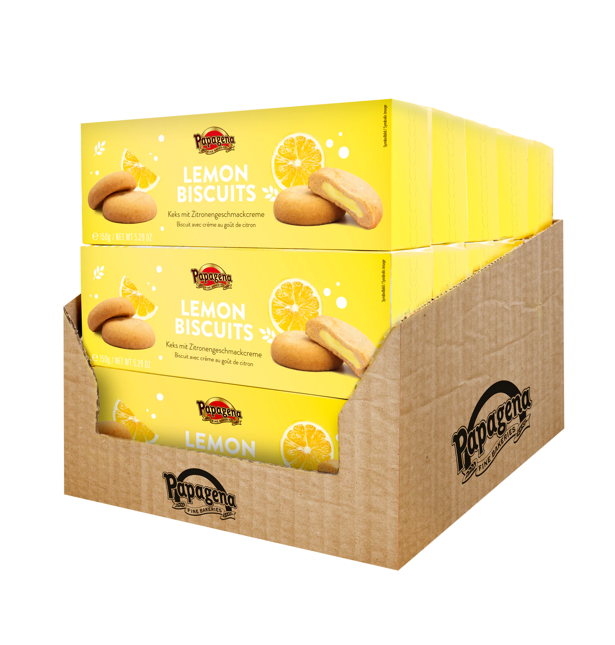Biscuits mit Zitronencremefüllung 150g