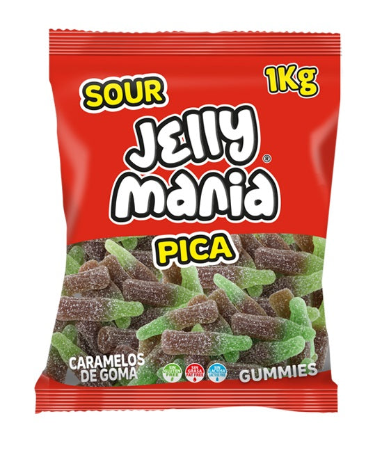 Jake Jelly Mania Sour Cola Bottles 100g