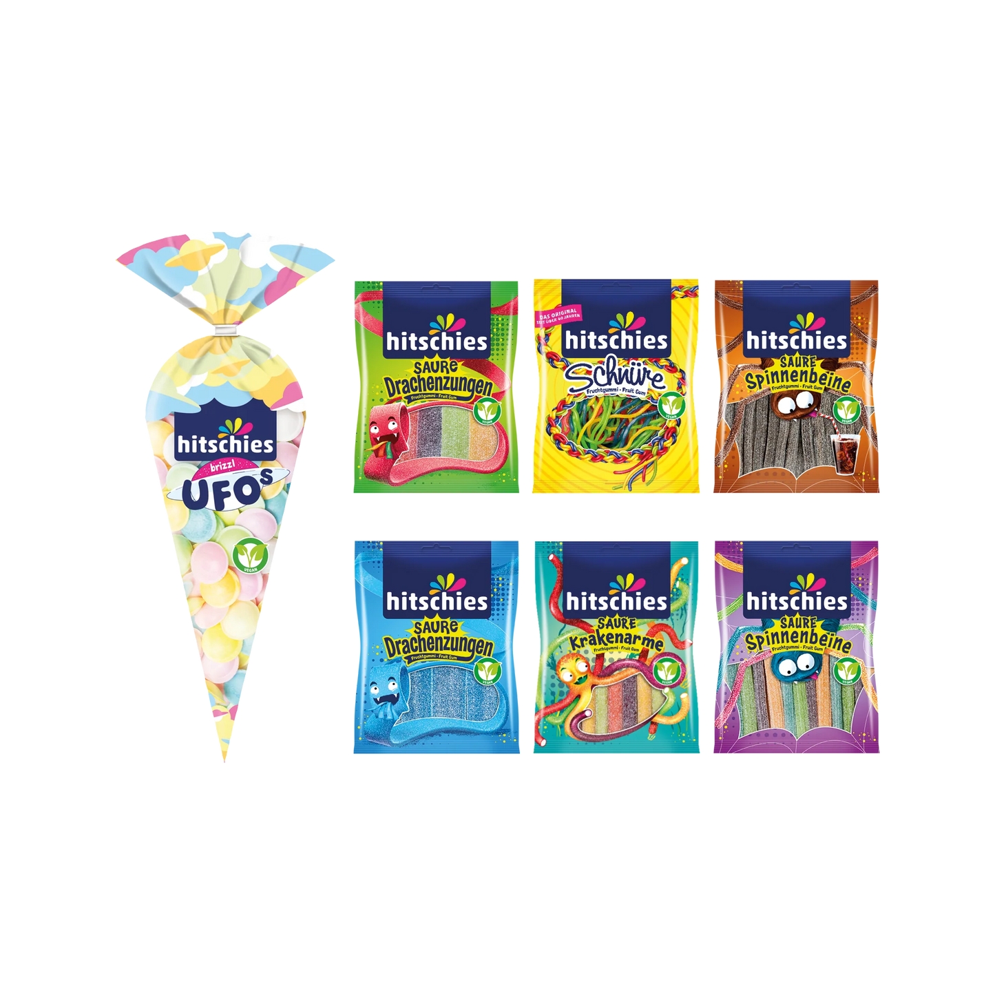 Hitschies Buntes Bündel Vegan 1650 g