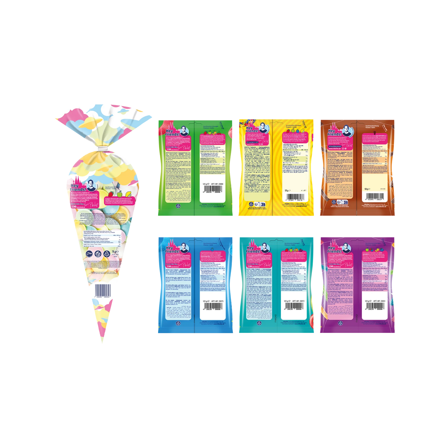 Hitschies Buntes Bündel Vegan 1650 g
