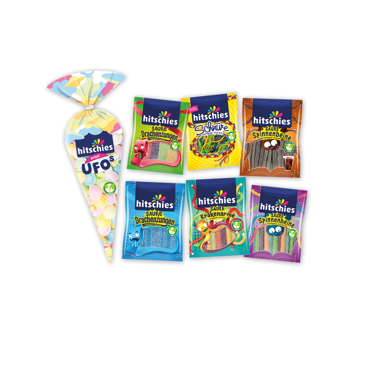 Hitschies Buntes Bündel Vegan 1650 g