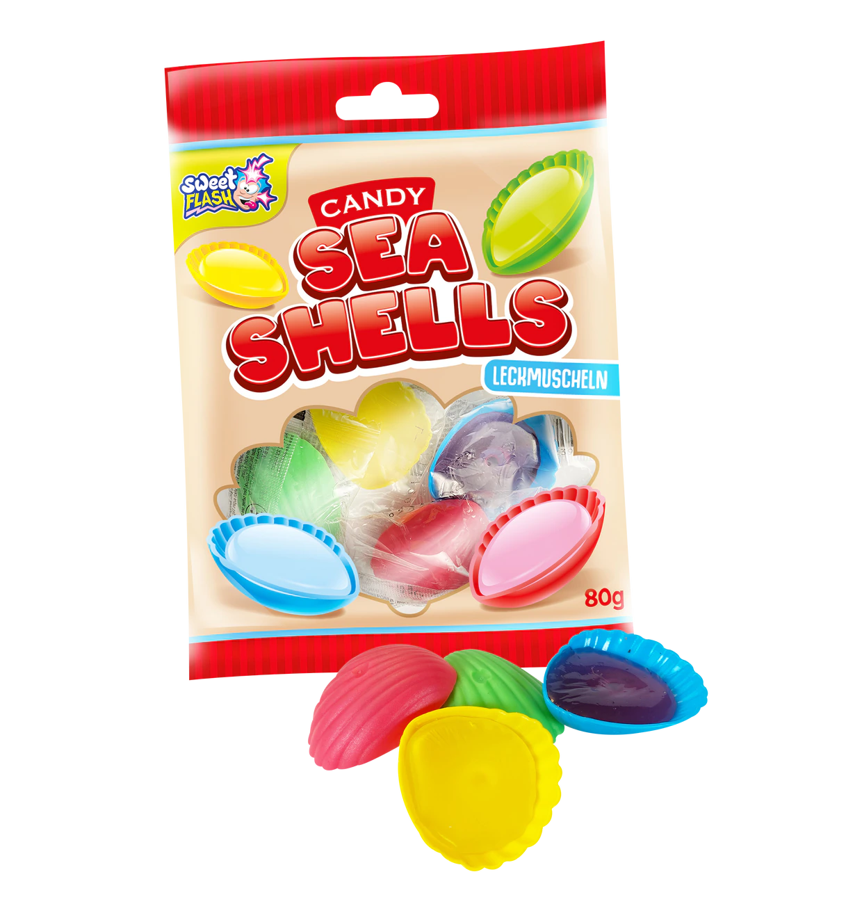 Candy Seashells Schleckmuschel 8 Stück à 10 g