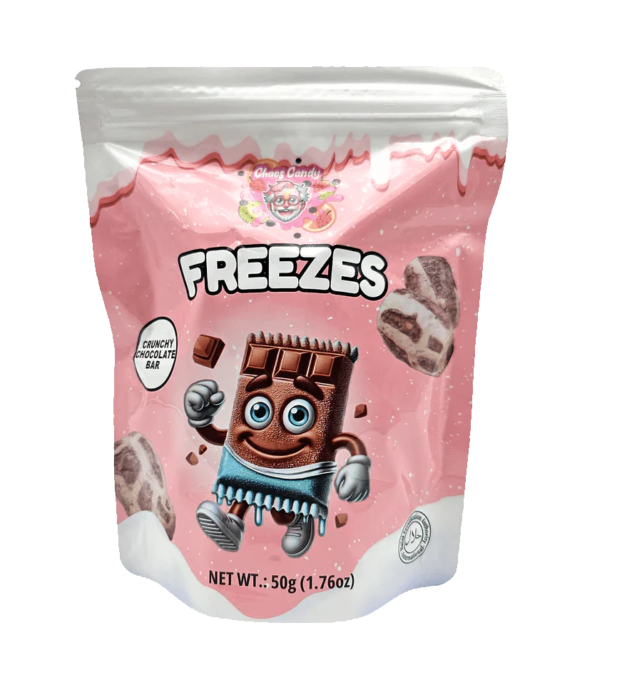 Chaos Candy - Freezes - Crunchy Chocolate Bar 50g