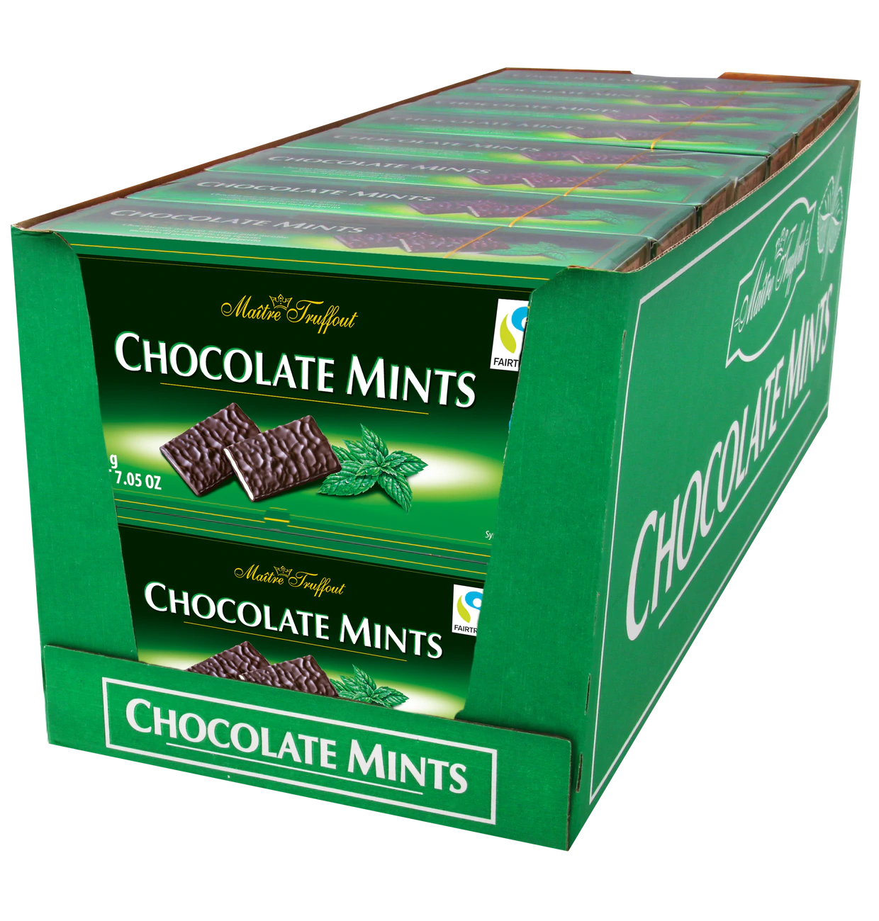 Chocolate Mints - Zartbitter Täfelchen Minze 200g