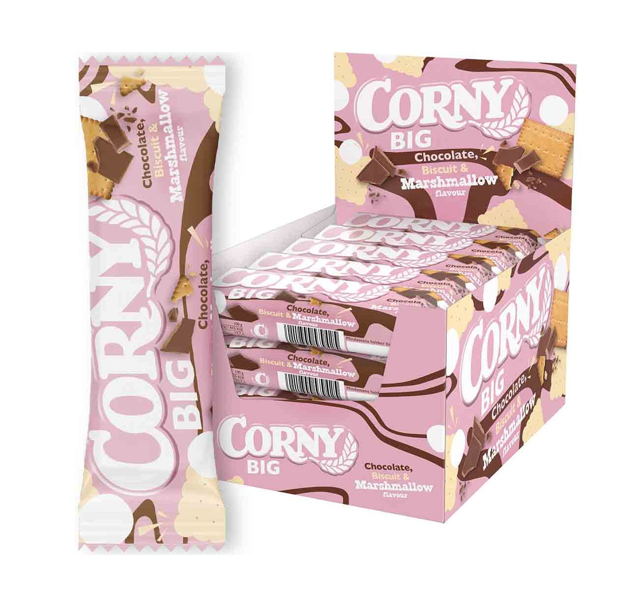 Corny BIG Chocolate, Biscuit & Marshmallow 24x40g