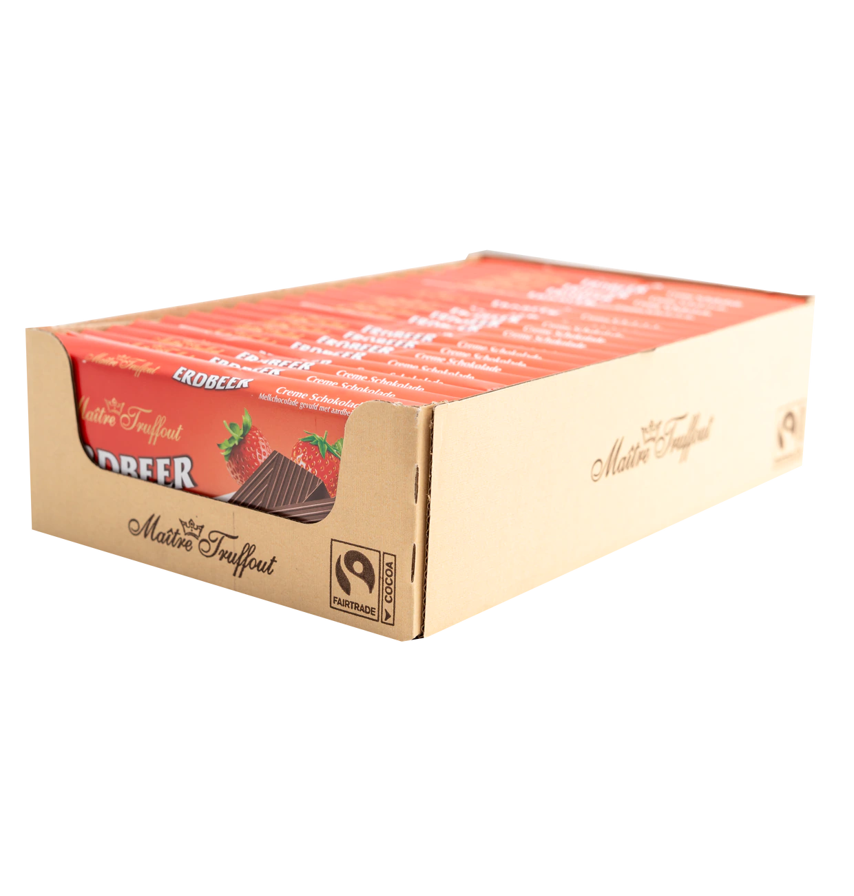 Maître Truffout Cremeschokolade Erdbeer 100g