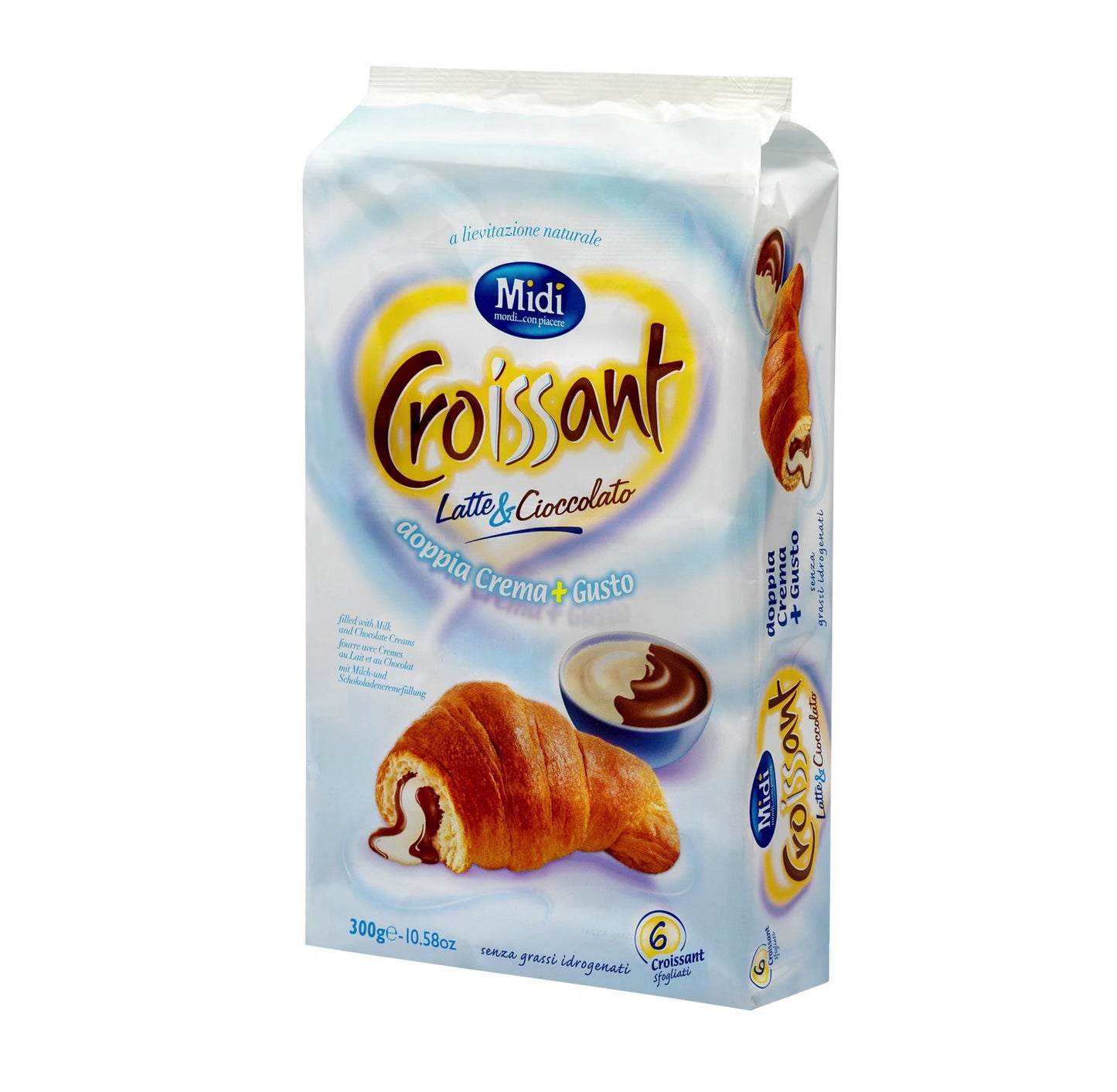 Croissant Latte & Cioccolato 6x50g Genießen Sie die Croissants von Meister Moulin MHD:01,07,26