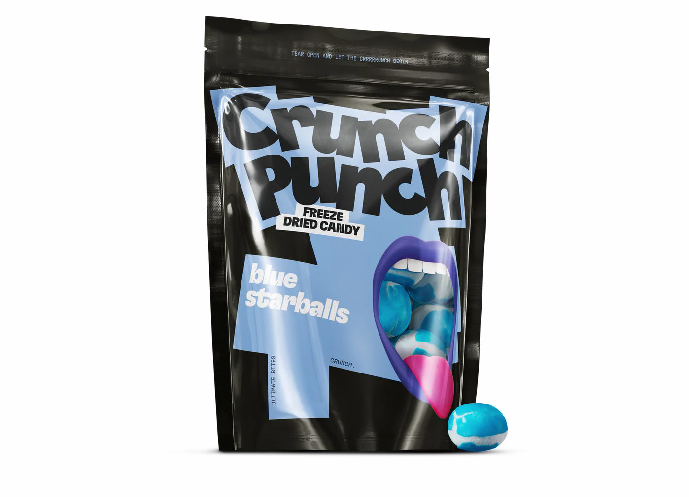 Crunch Punch Blue Starballs 50g - Candyshop.ch