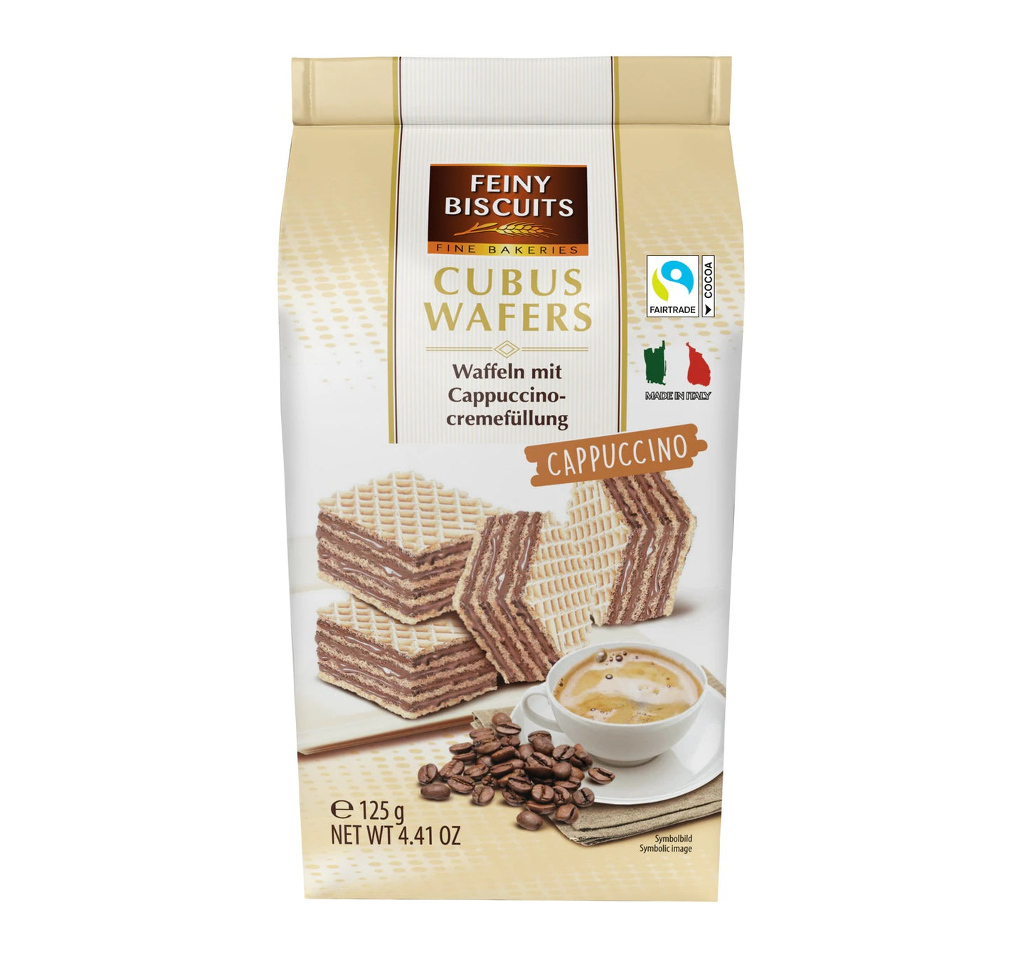 Cubus Wafers Cappuccino 125g