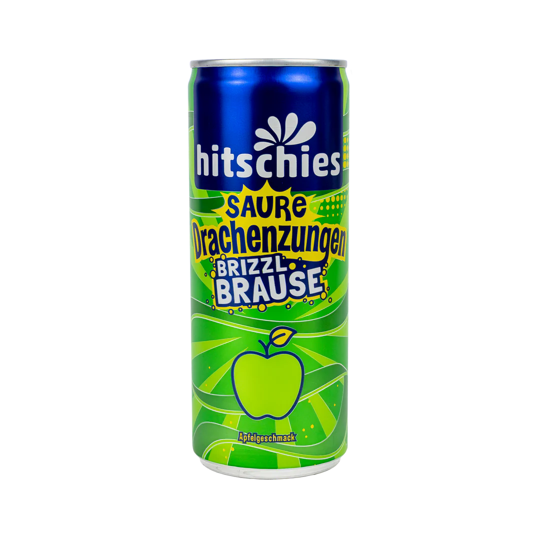 Hitschies Saure Drachenzungen brizzl Brause Apfel 250 ml