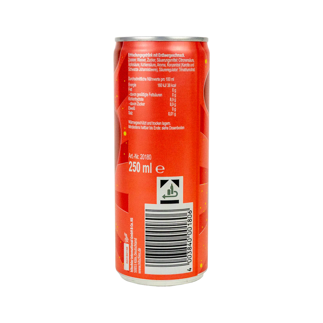 Hitschies Saure Drachenzungen brizzl Brause Erdbeere 250 ml - Candyshop.ch