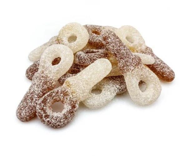 Frisia Vegane saure Cola Fruchtgummi Schnuller 1 Kg
