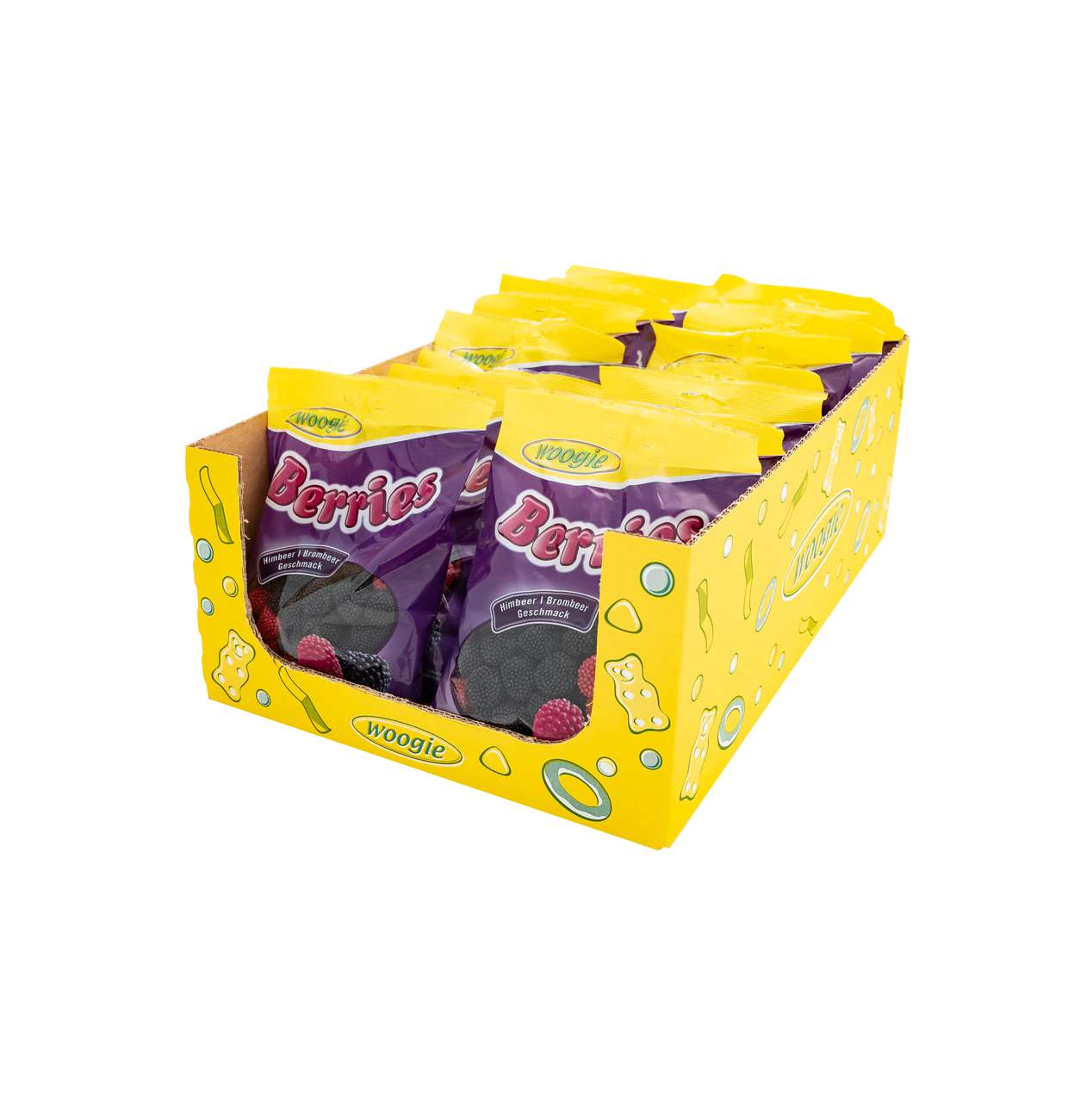 Fruchtgummibeeren-Auslese 300g Mit natürlichen Aromen und Fruchtsaft.