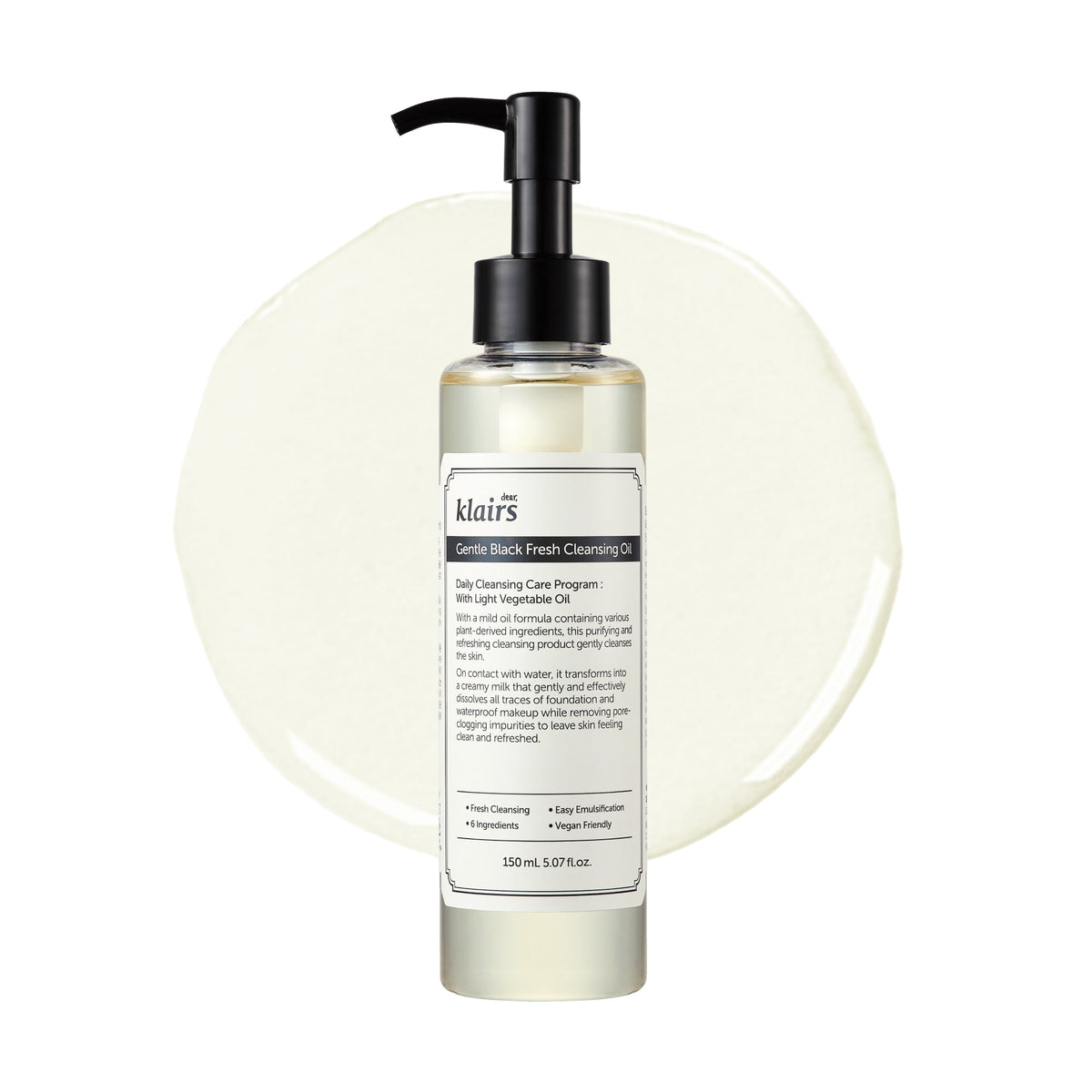 Klairs Gentle Black Fresh Cleansing Oil 150ml