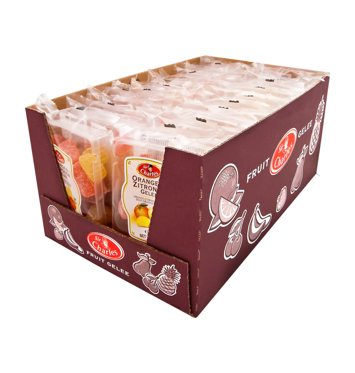 Gezuckertes Gelee mit Zitronen- und Orangengeschmack 250g